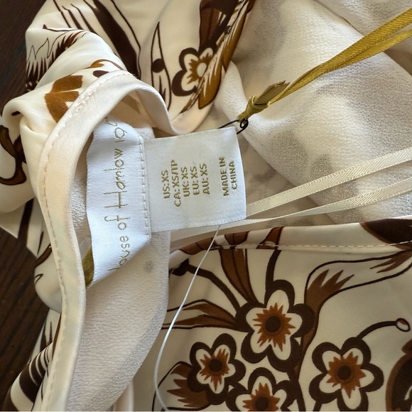 House Of Harlow 1960 Satin‎ maxi Halter Dress NEW - Picture 6 of 7